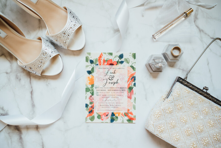 vibrant wedding invitations