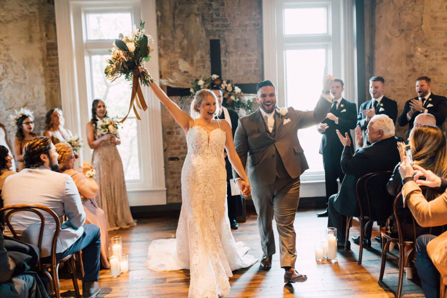 Wedding ceremony at The Cordelle Nashville
