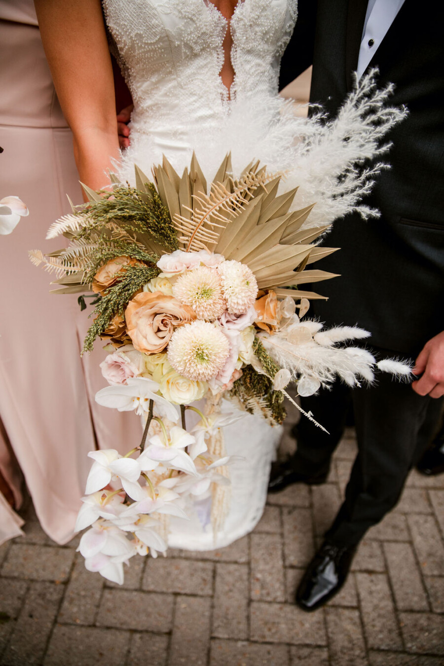 Whimsical wedding bouquet