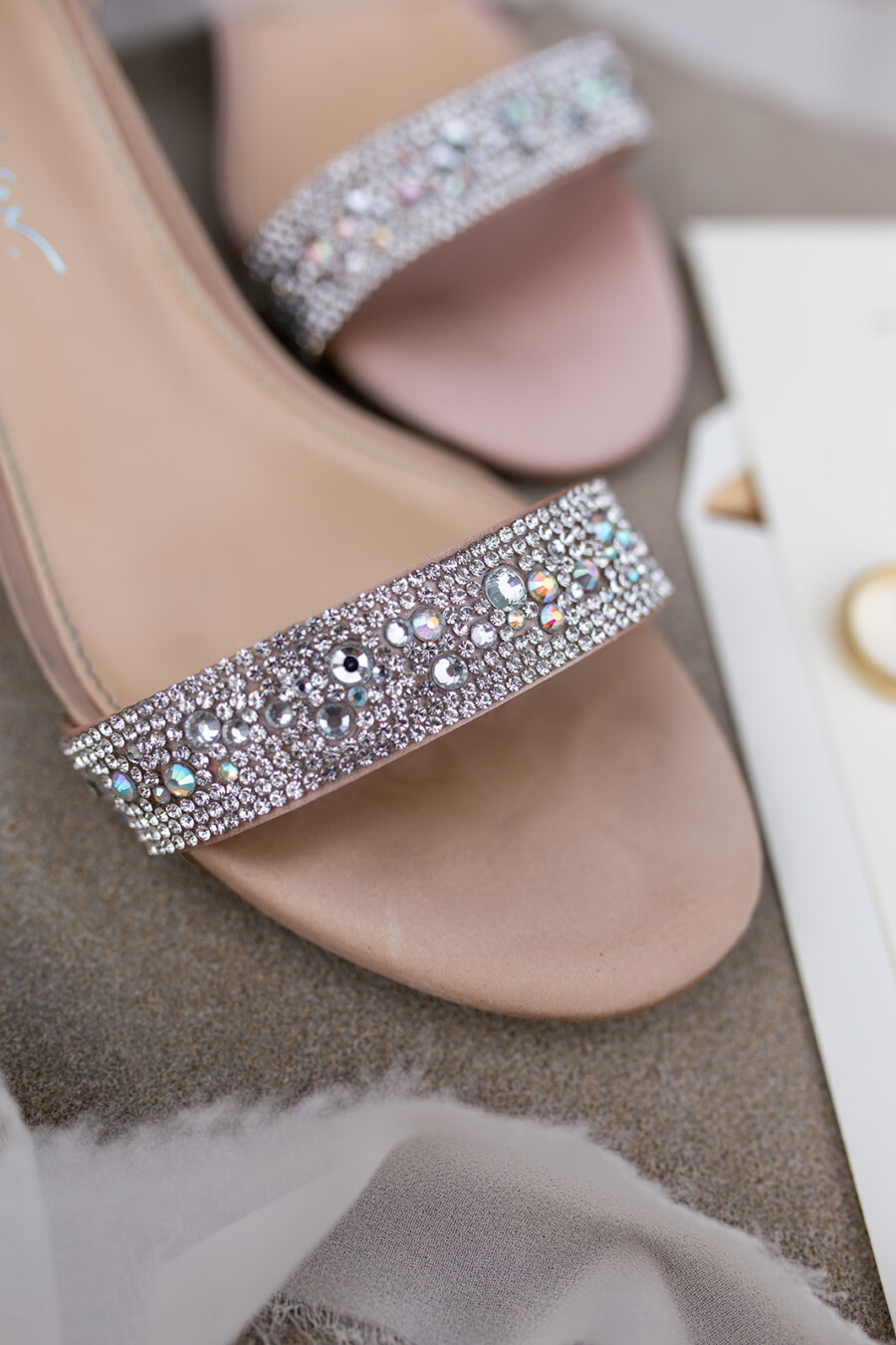 Embellished wedding shoes