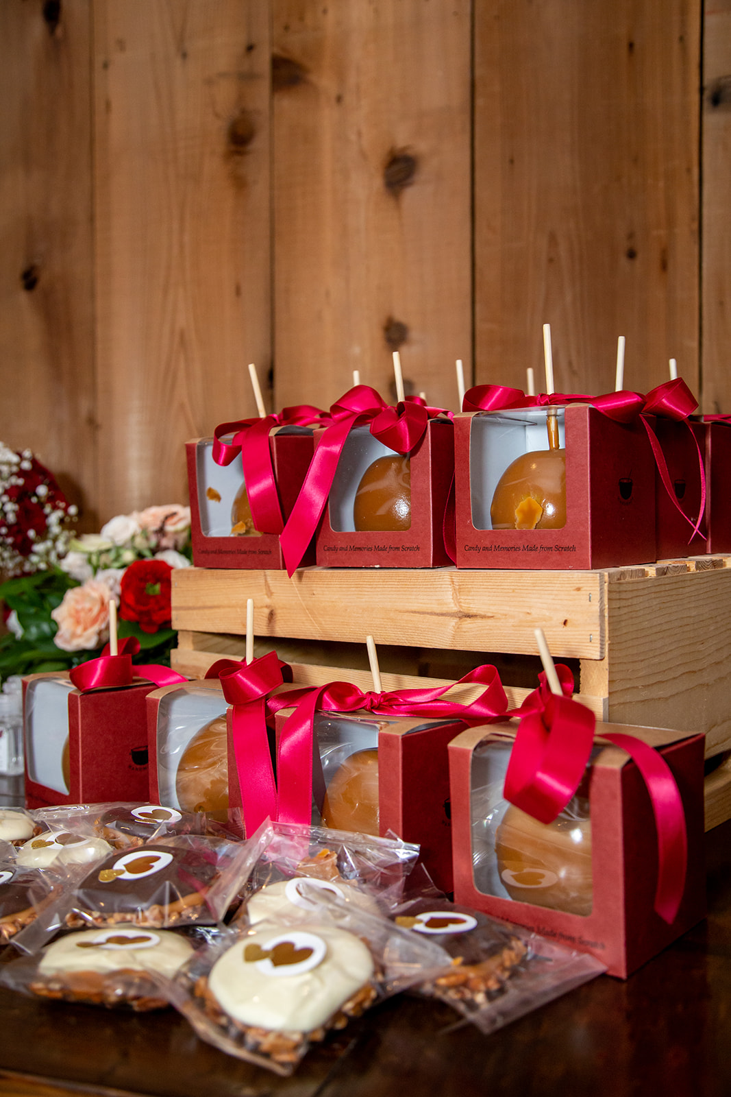 Candy Apple Wedding Favors
