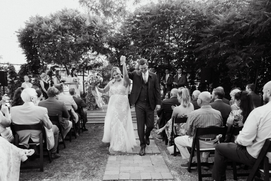 Whimsical Courtyard Wedding at The Reserve at Fat Bottom Brewing Co Nashville