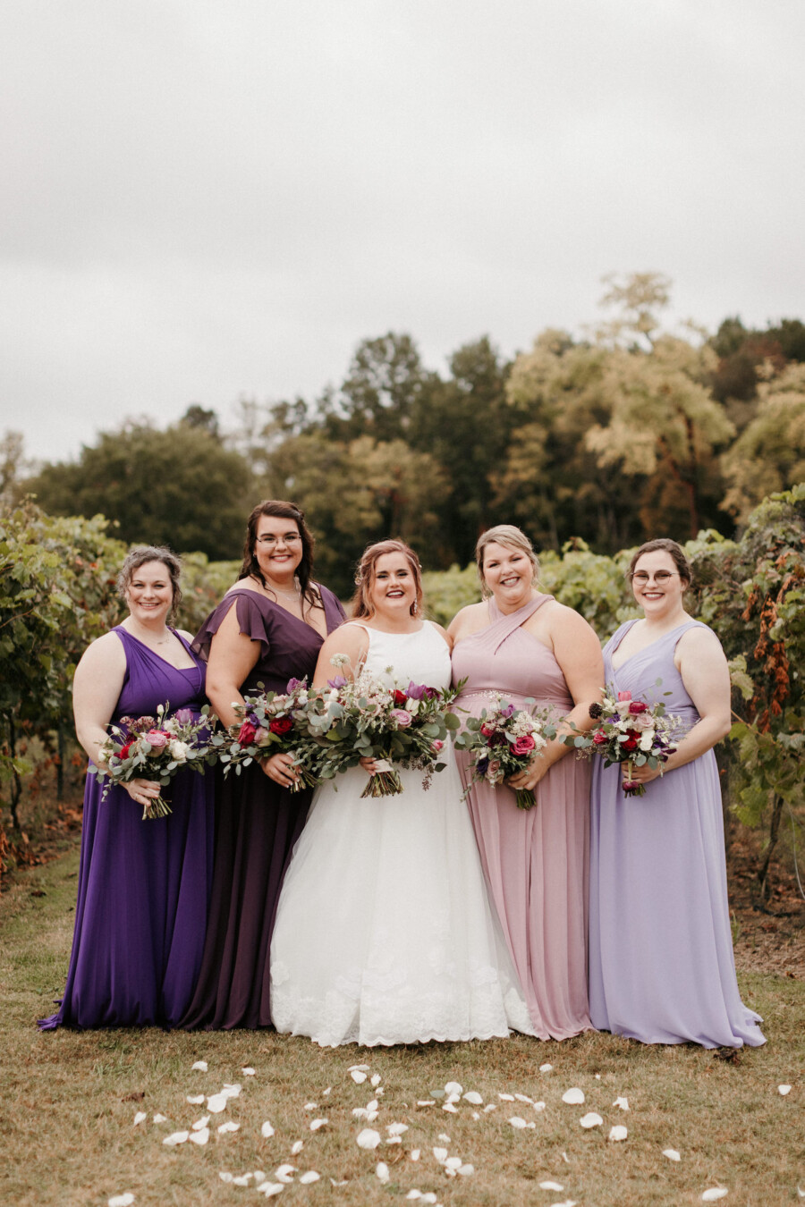 Moody Purple Wedding at Long Hollow Gardens