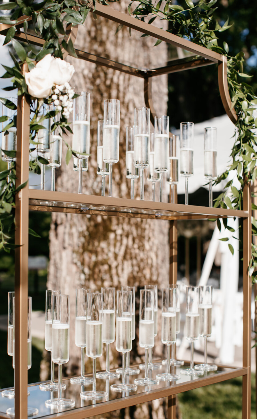 Wedding Champagne Display