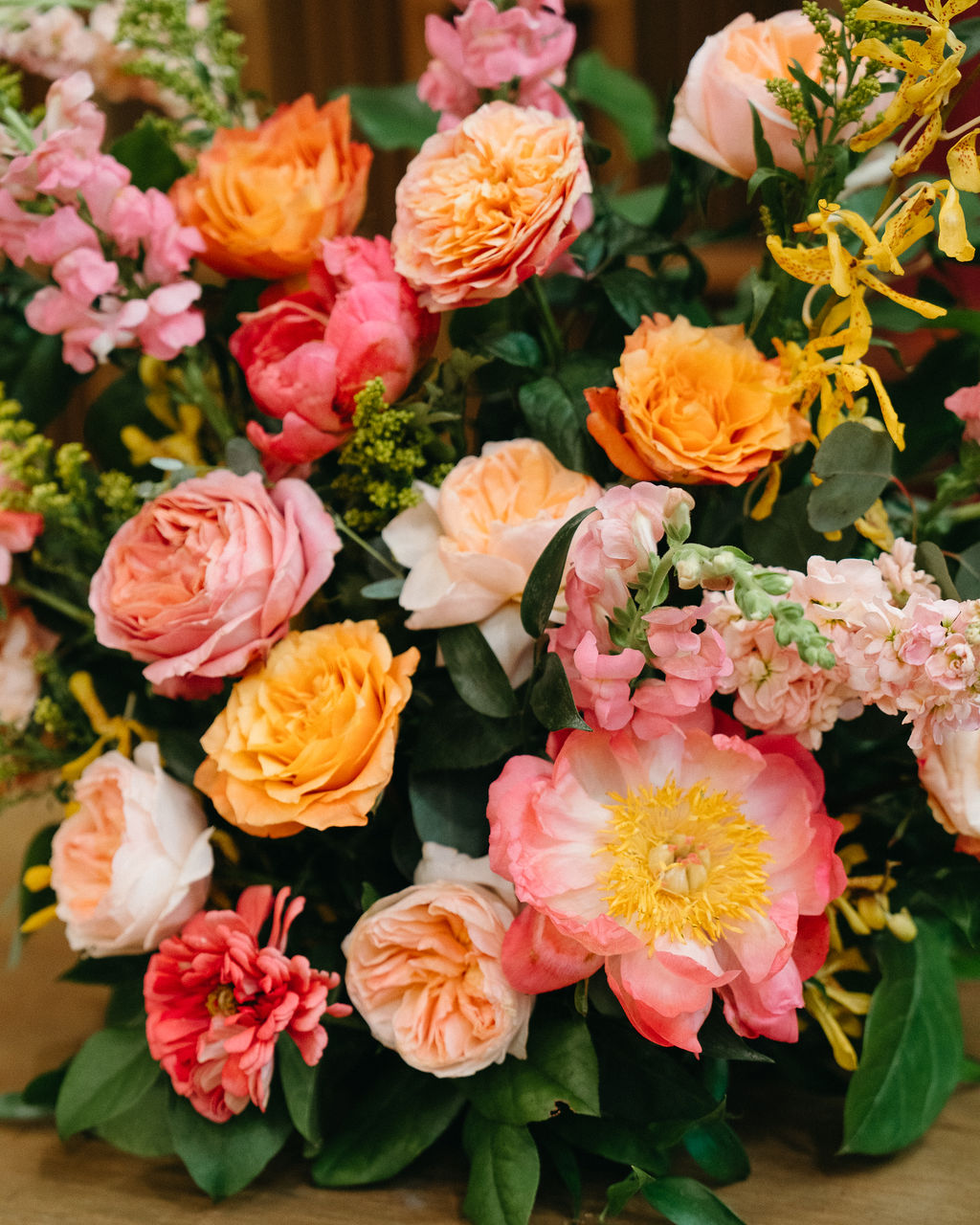 Timeless Wedding with Colorful Flowers from Belles Fleurs