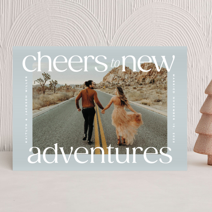 Minted Holiday Card Cheers to New