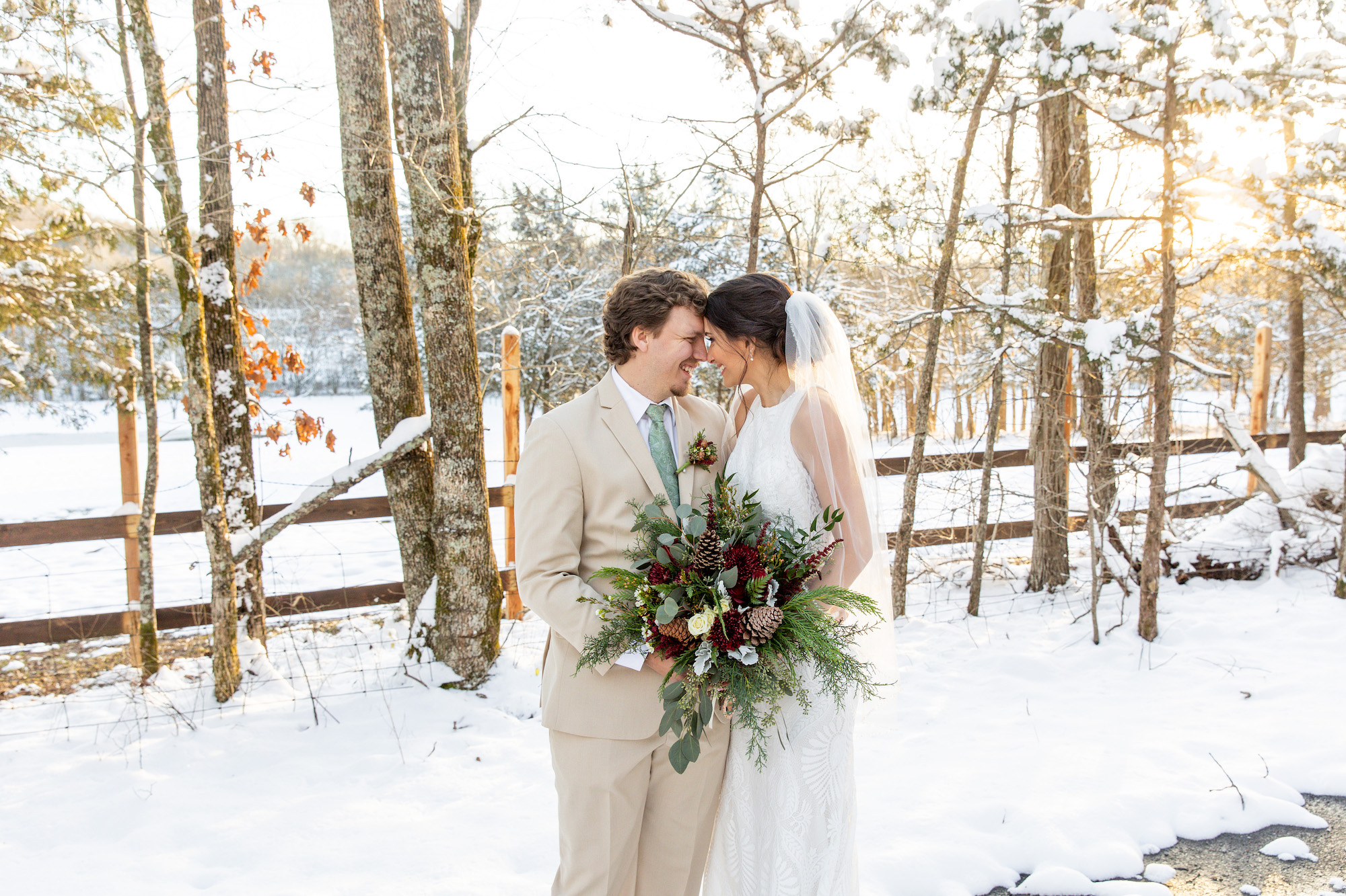 Rustic Winter Wedding Nashville