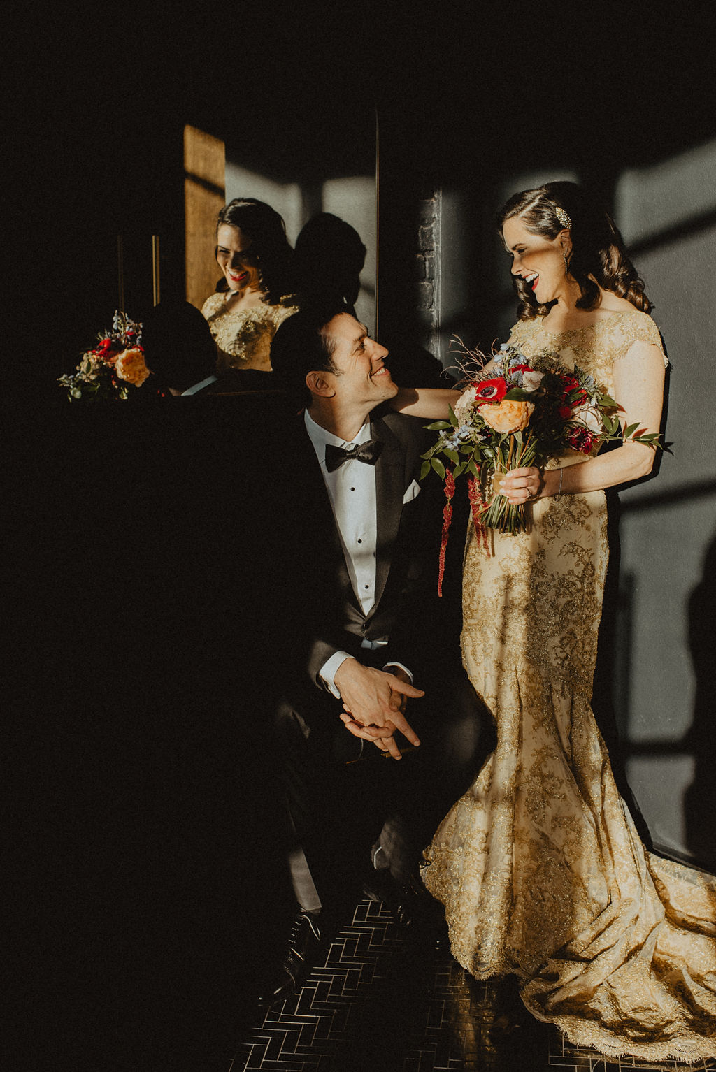 Timeless Vintage Winter Wedding at Clementine Hall