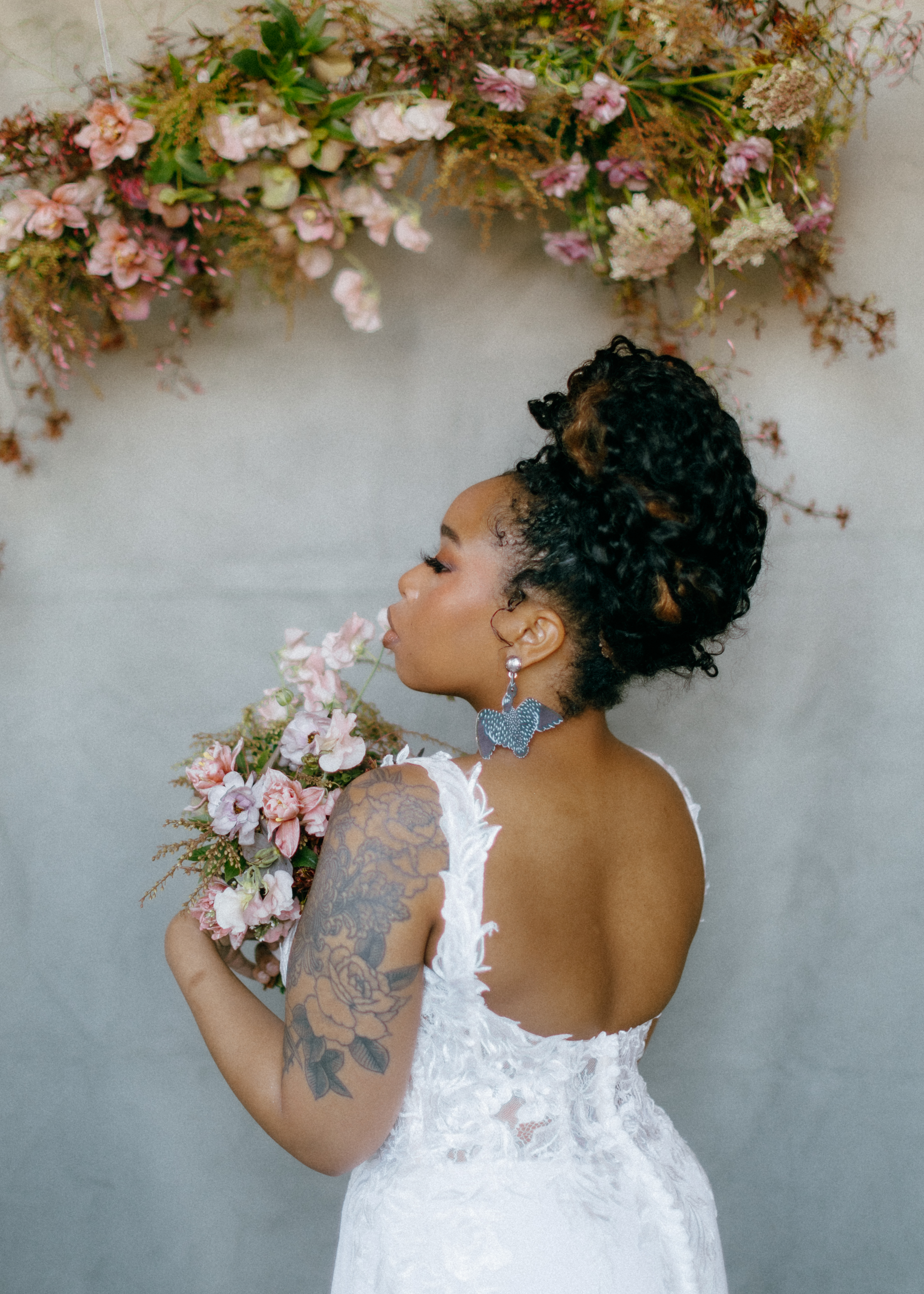 Ethereal Bridal Editorial with the Coolest Wedding Earrings
