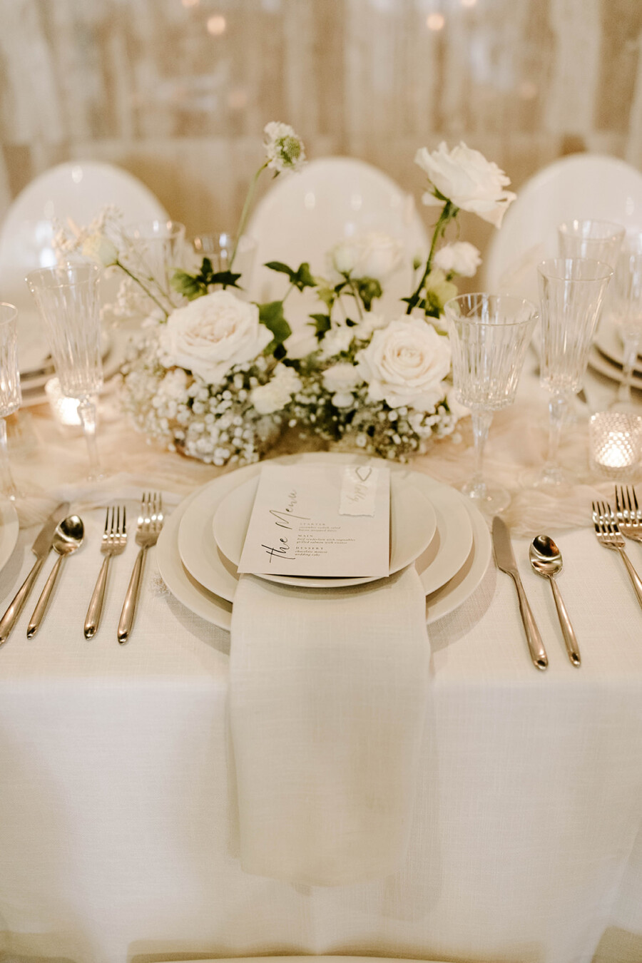 A Two-Part Monochromatic Inspired Wedding That's Modern & Dreamy