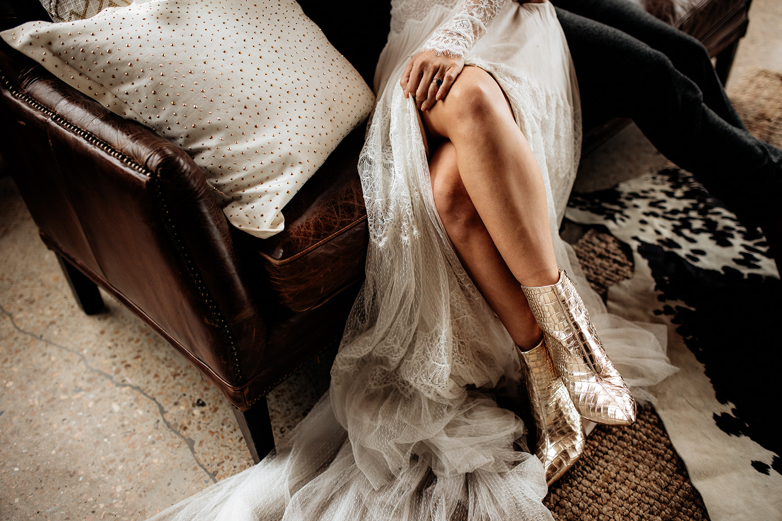 Rock and Roll Snakeskin Bridal Shoes