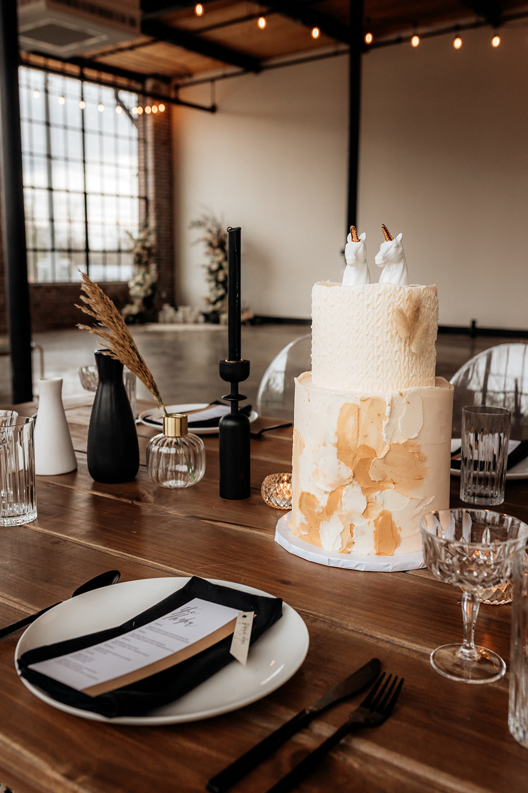 Unicorn Wedding Cake Topper