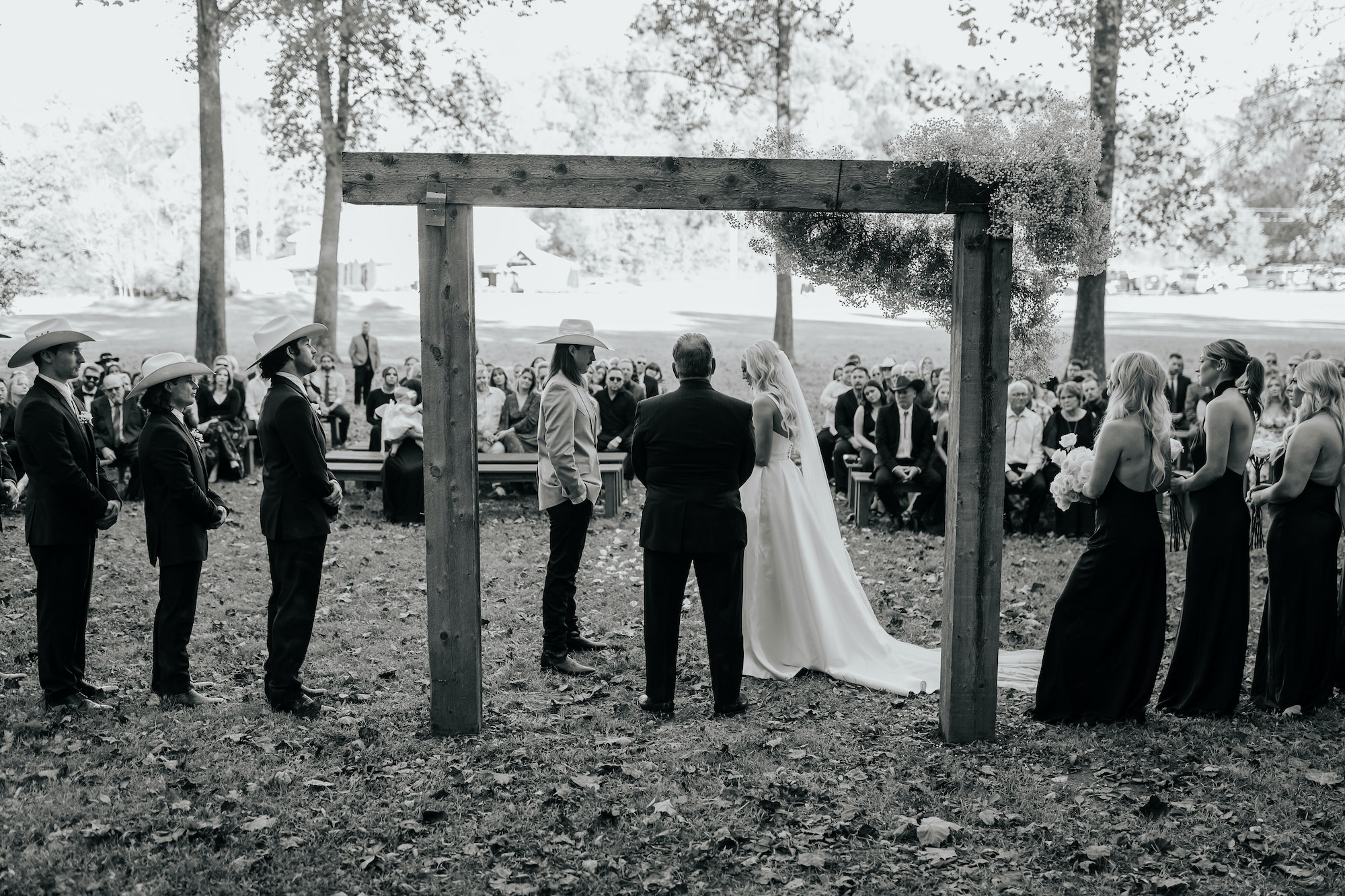Double Creek Farm Outdoor Nashville Wedding Ceremony