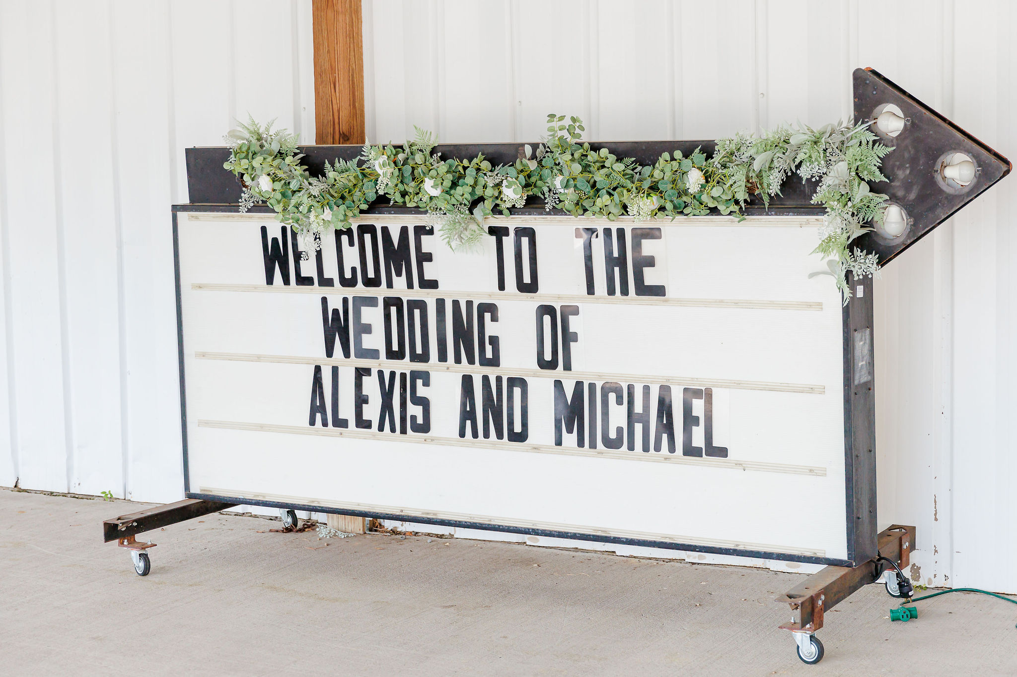A Vibrant Greenhouse Wedding in the Bluffs with a Special Ode to Their High School Nicknames