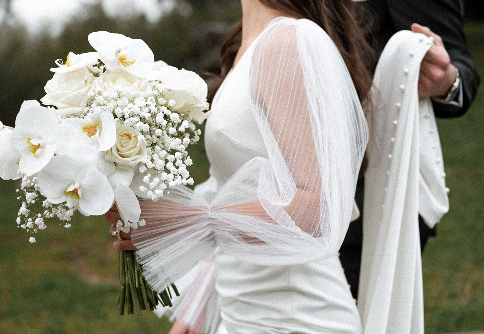 This Bride’s Olia Zavozina Wedding Dress Will Leave You Speechless
