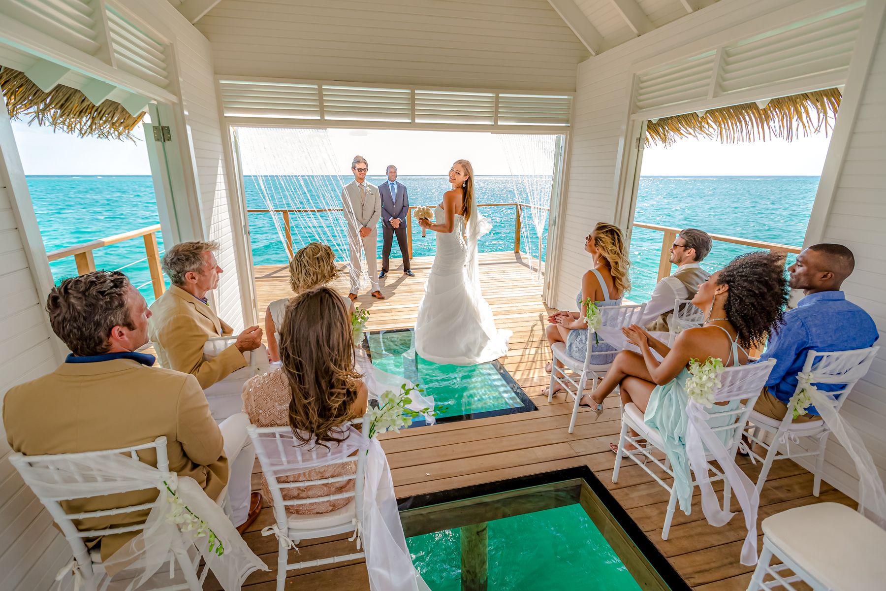 A Wedding Day That Quite Literally “Walks on Water”
