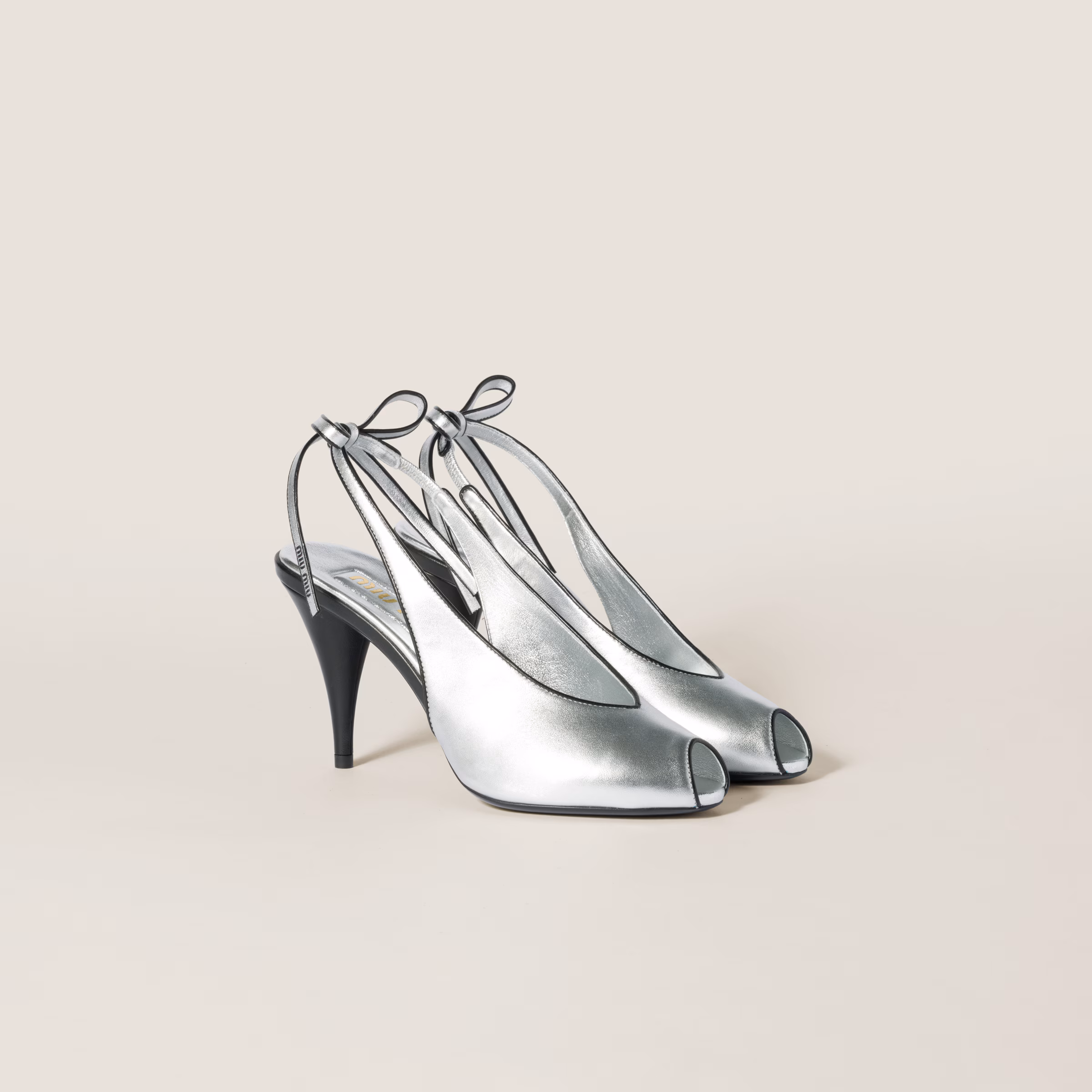miu miu metallic slingback wedding shoes - Step Into Style: Top Wedding Shoe Trends and Where to Find Them miu miu metallic slingback wedding shoes