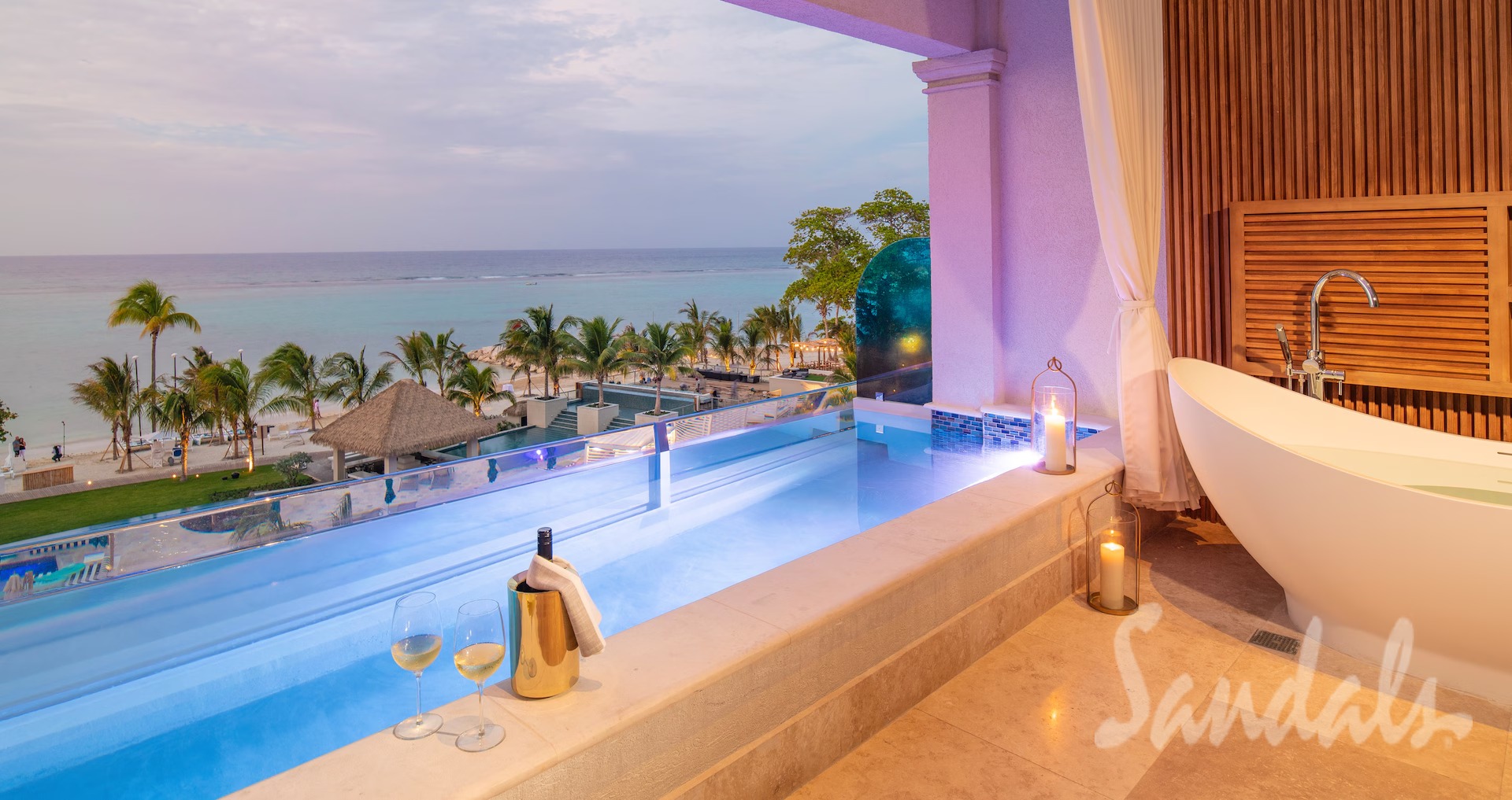 Dunns River Tufa Terrace One Bedroom Skypool Butler Suite w Balcony Tranquility Soaking Tub 1 - Top 5 Pool Suites with 2 Travel Anywhere Dunns River Tufa Terrace One Bedroom Skypool Butler Suite w Balcony Tranquility Soaking Tub 1