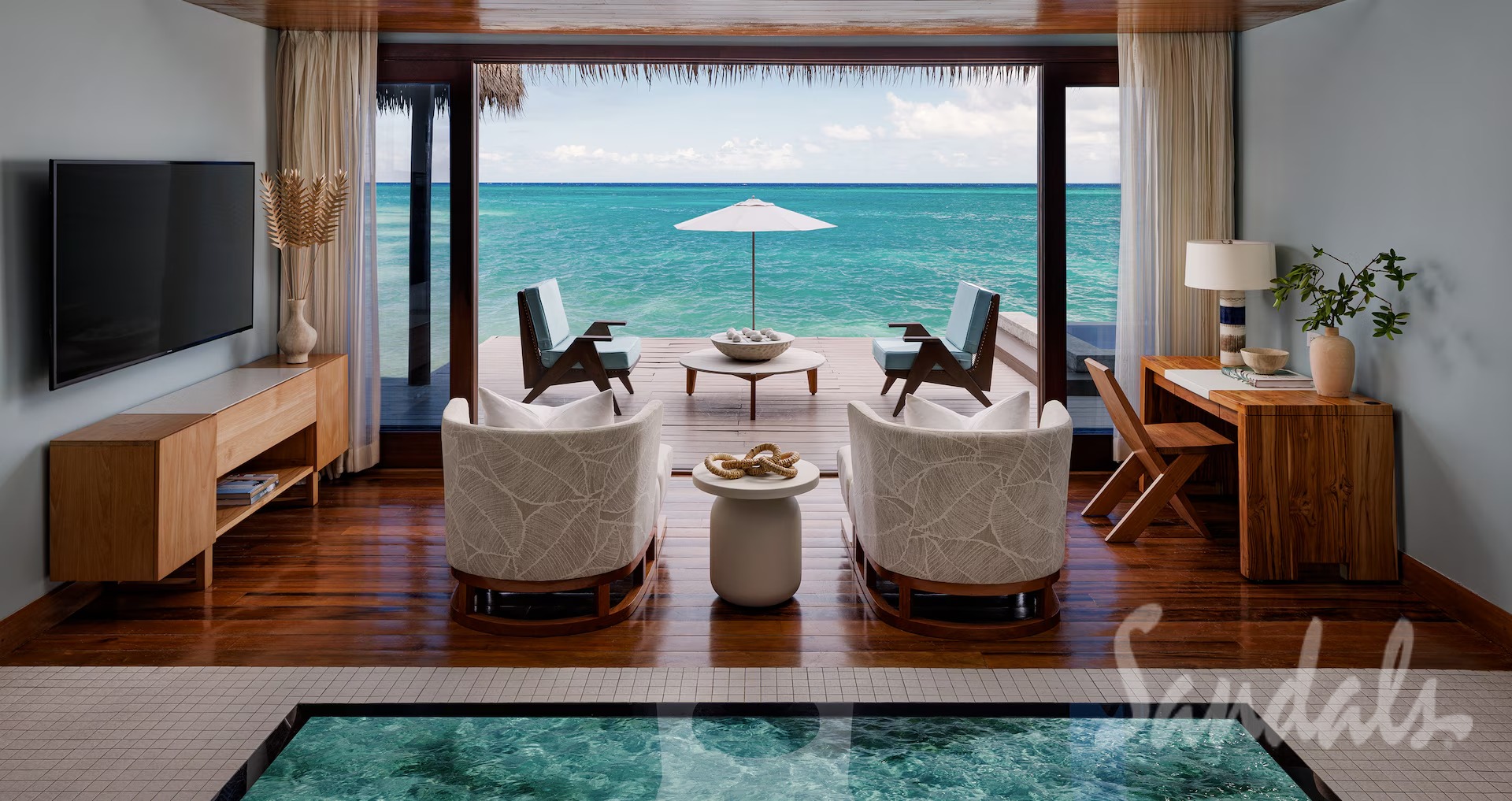 Royal Caribbean Resort Private Island Overwater Private Island Butler Villa with Infinity Pool 1 - Top 5 Pool Suites with 2 Travel Anywhere Royal Caribbean Resort Private Island Overwater Private Island Butler Villa with Infinity Pool 1