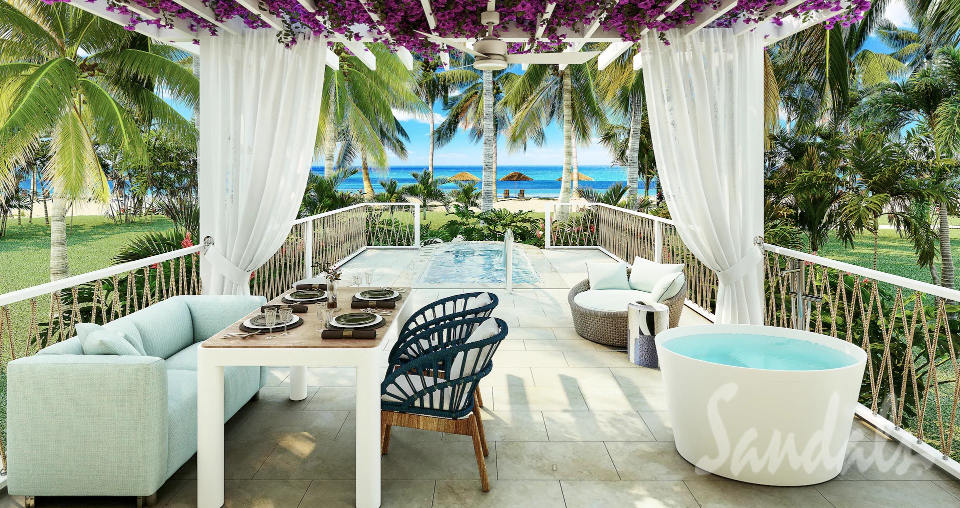 Saint Vincent Beachfront Two Bedroom Butler Villa Suite with Private Pool 0 - Top 5 Pool Suites with 2 Travel Anywhere Saint Vincent Beachfront Two Bedroom Butler Villa Suite with Private Pool 0