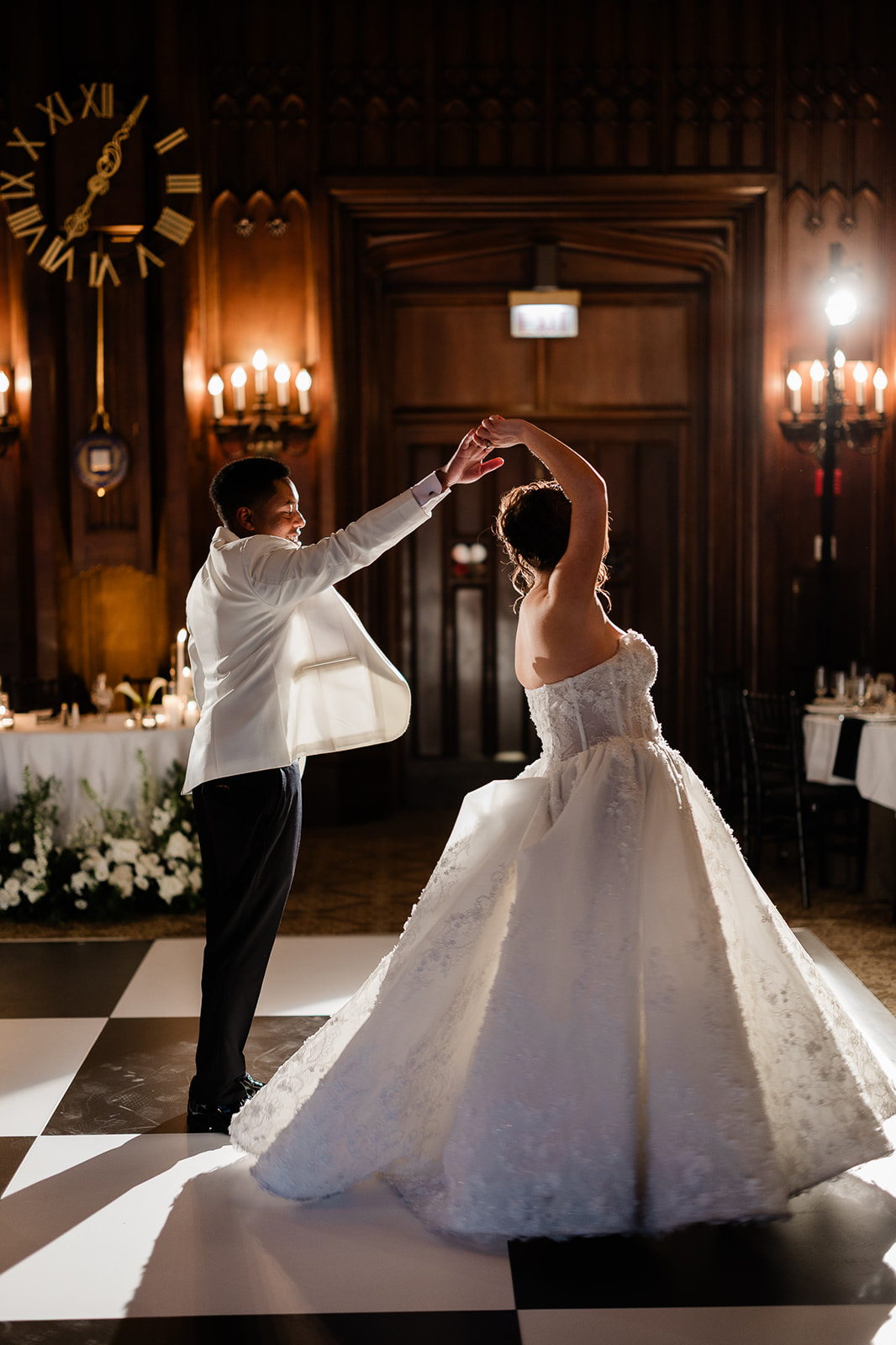 Chicago Wedding with Nashville Wedding Choreography Curtsy Ballroom