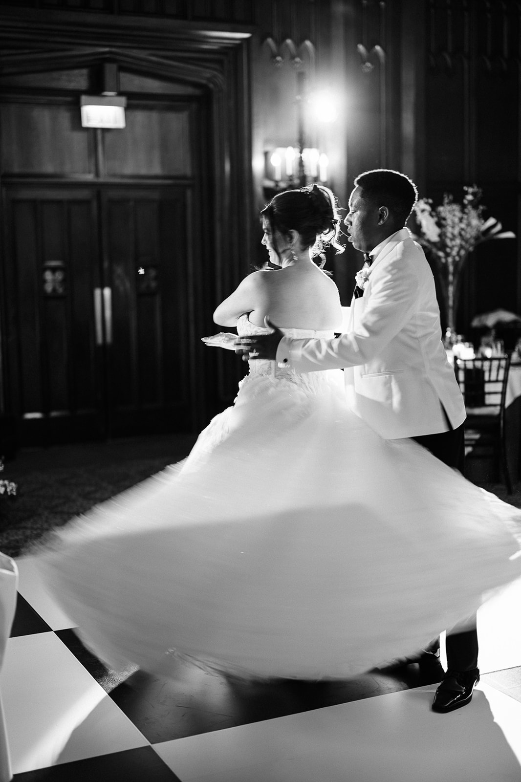 Chicago Wedding with Nashville Wedding Choreography Curtsy Ballroom