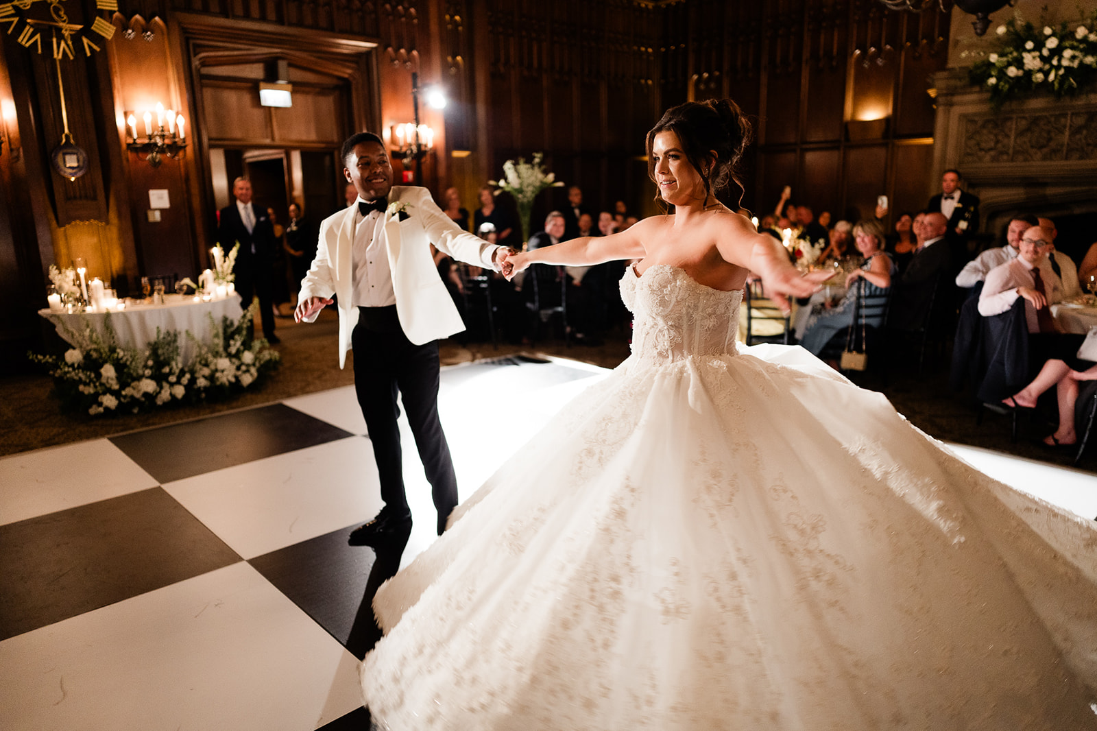 Chicago Wedding with Nashville Wedding Choreography Curtsy Ballroom