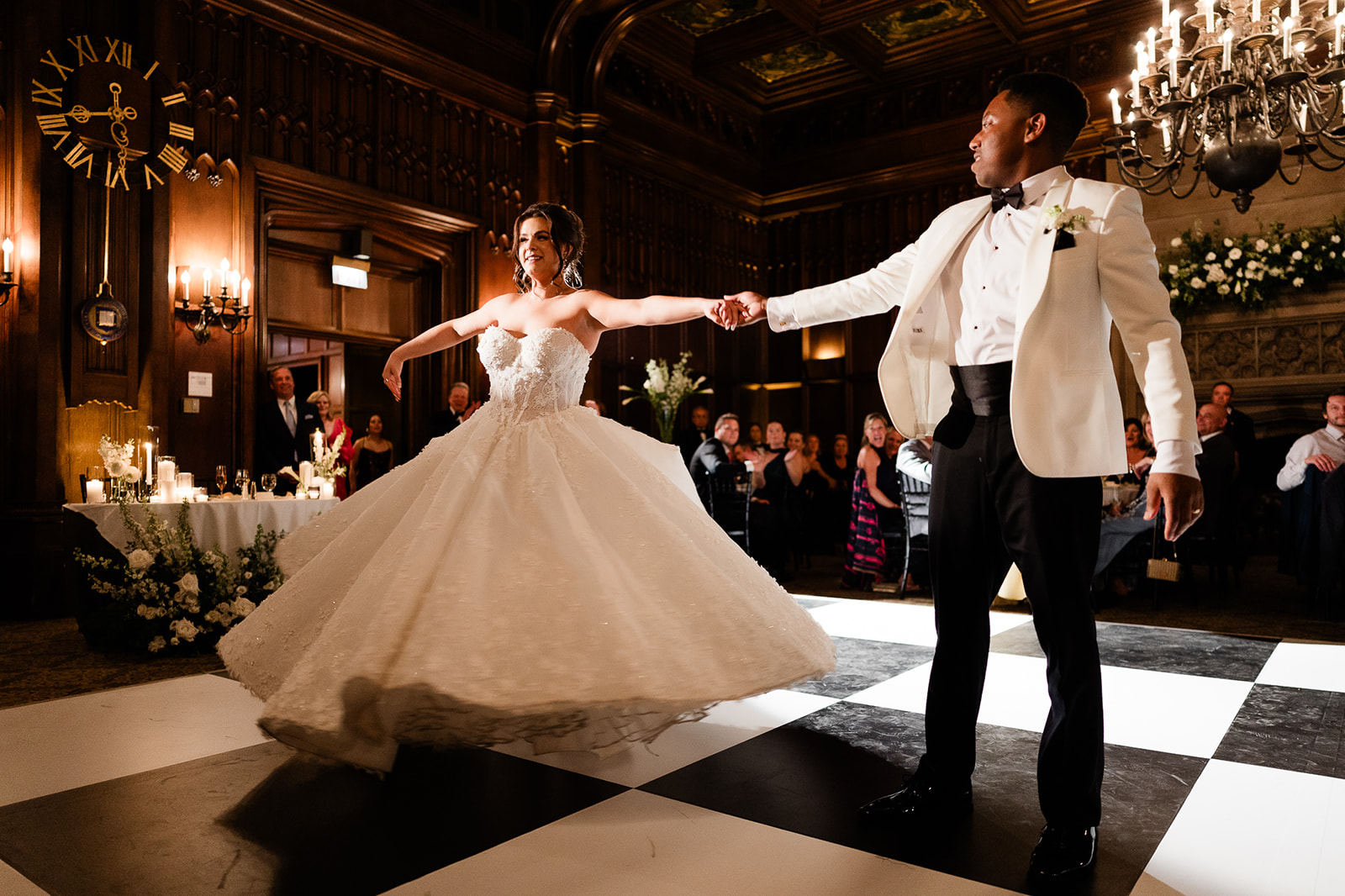 Chicago Wedding with Nashville Wedding Choreography Curtsy Ballroom