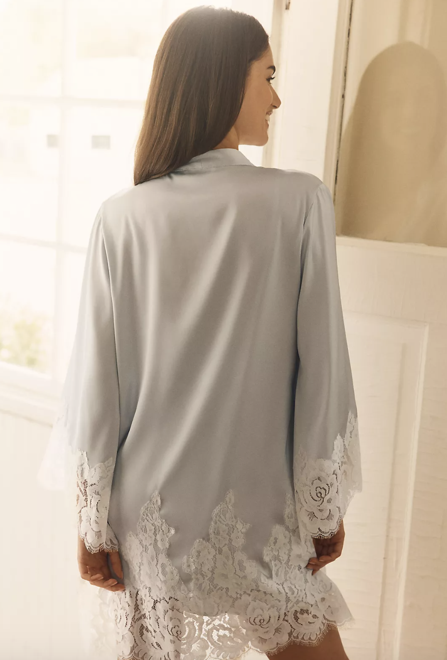 Homebodii Peyton Lace Robe 2 - Wedding Morning Must-Haves: The Best Wedding Robes and PJs for Brides and Their Bridal Parties Homebodii Peyton Lace Robe 2