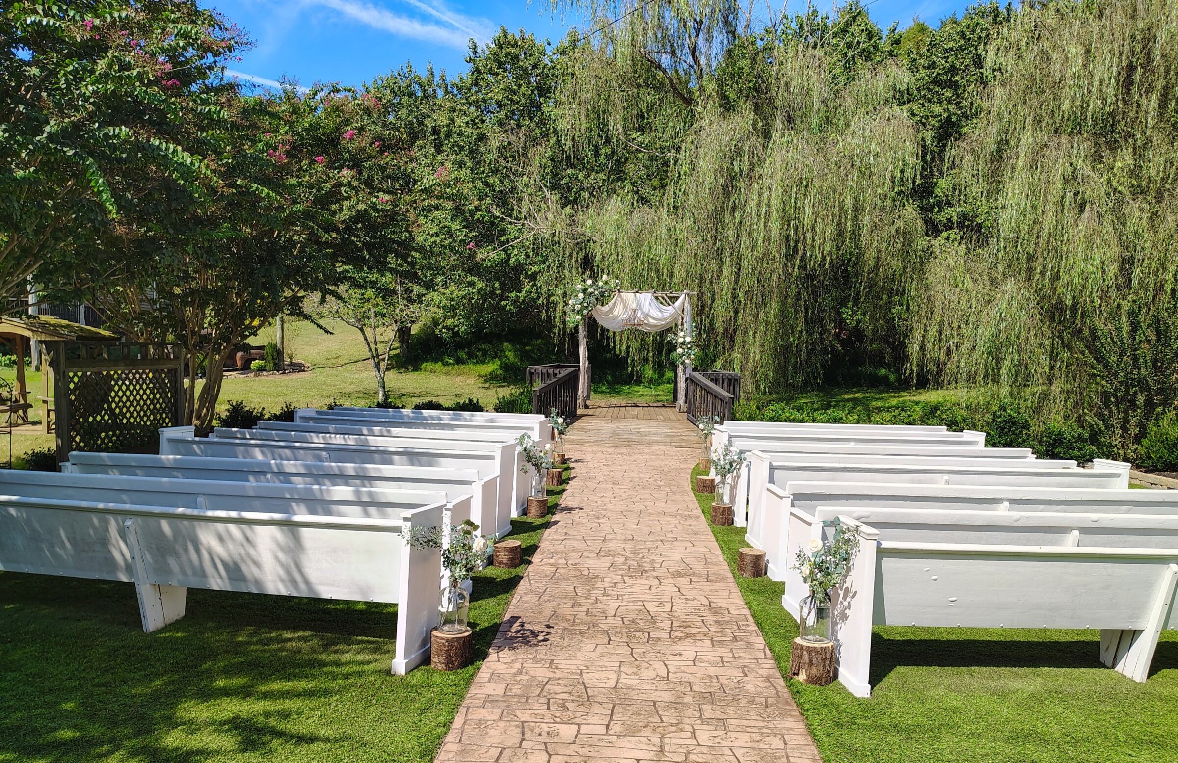 Rustic Elegance Tennessee Event Venue Wedding Rain Plan