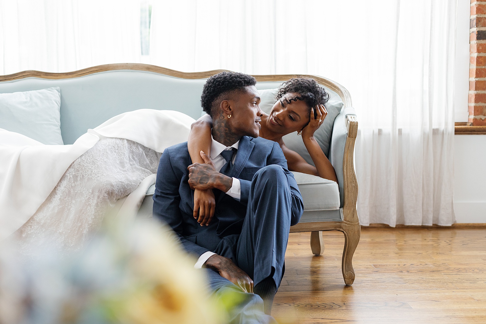 east nashville wedding inspired by lotus darien photography 19 - Lotus-Inspired Styled Shoot in the Heart of East Nashville East Nashville Lotus Inspired Wedding at Wilburn Street Studio