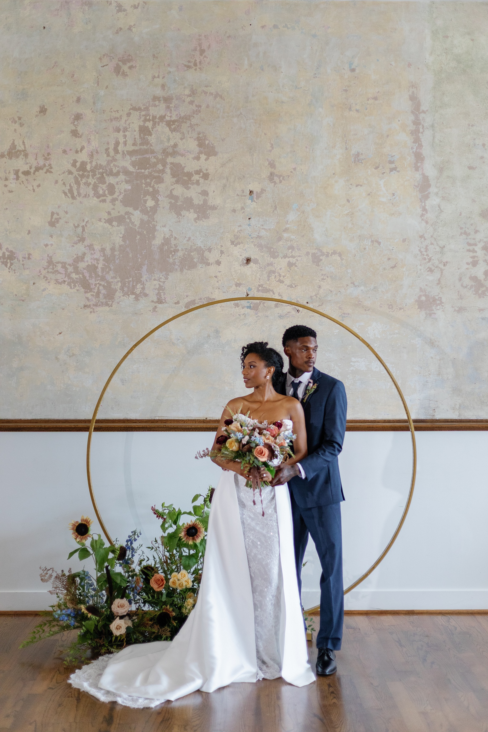 east nashville wedding inspired by lotus darien photography 27 - Lotus-Inspired Styled Shoot in the Heart of East Nashville East Nashville Lotus Inspired Wedding at Wilburn Street Studio