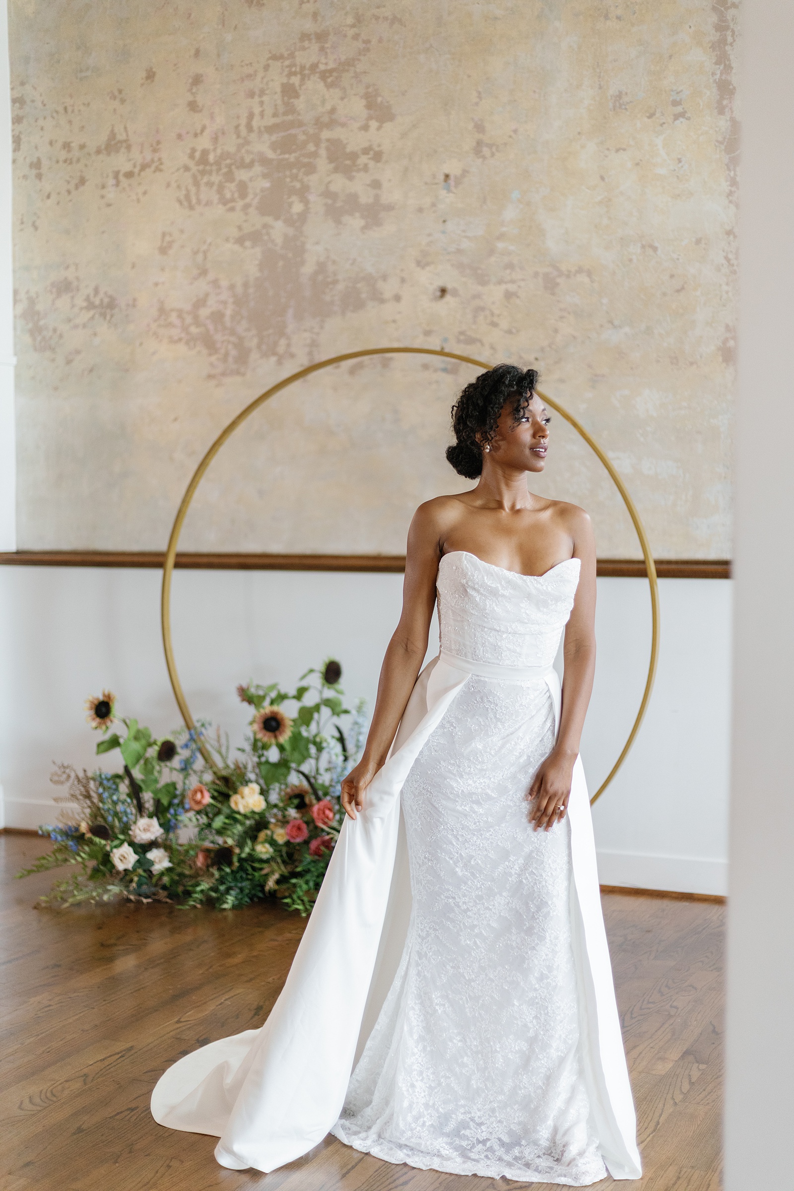 east nashville wedding inspired by lotus darien photography 42 - Lotus-Inspired Styled Shoot in the Heart of East Nashville East Nashville Lotus Inspired Wedding at Wilburn Street Studio