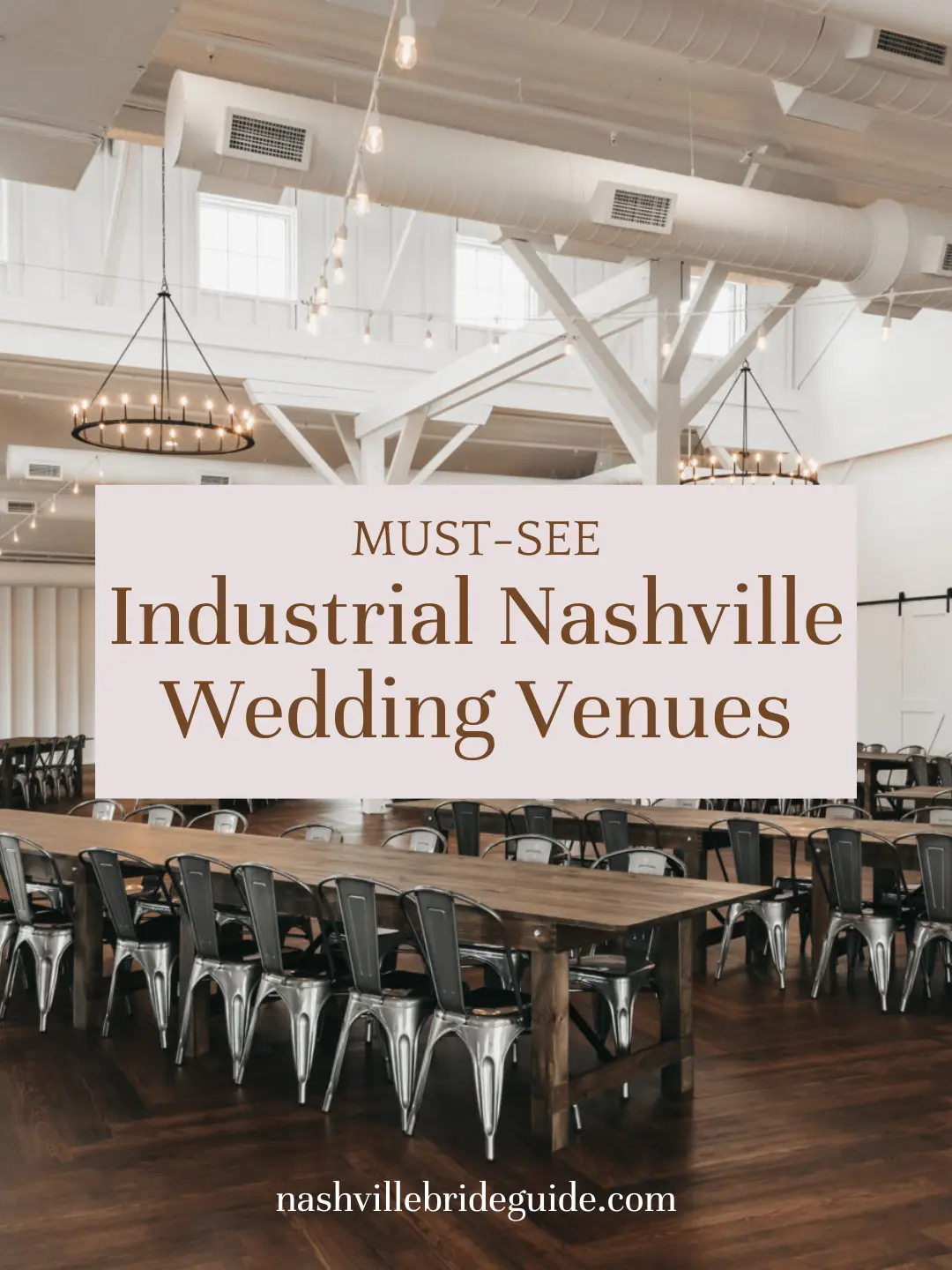 Industrial Wedding Venues NBG Informative Graphic