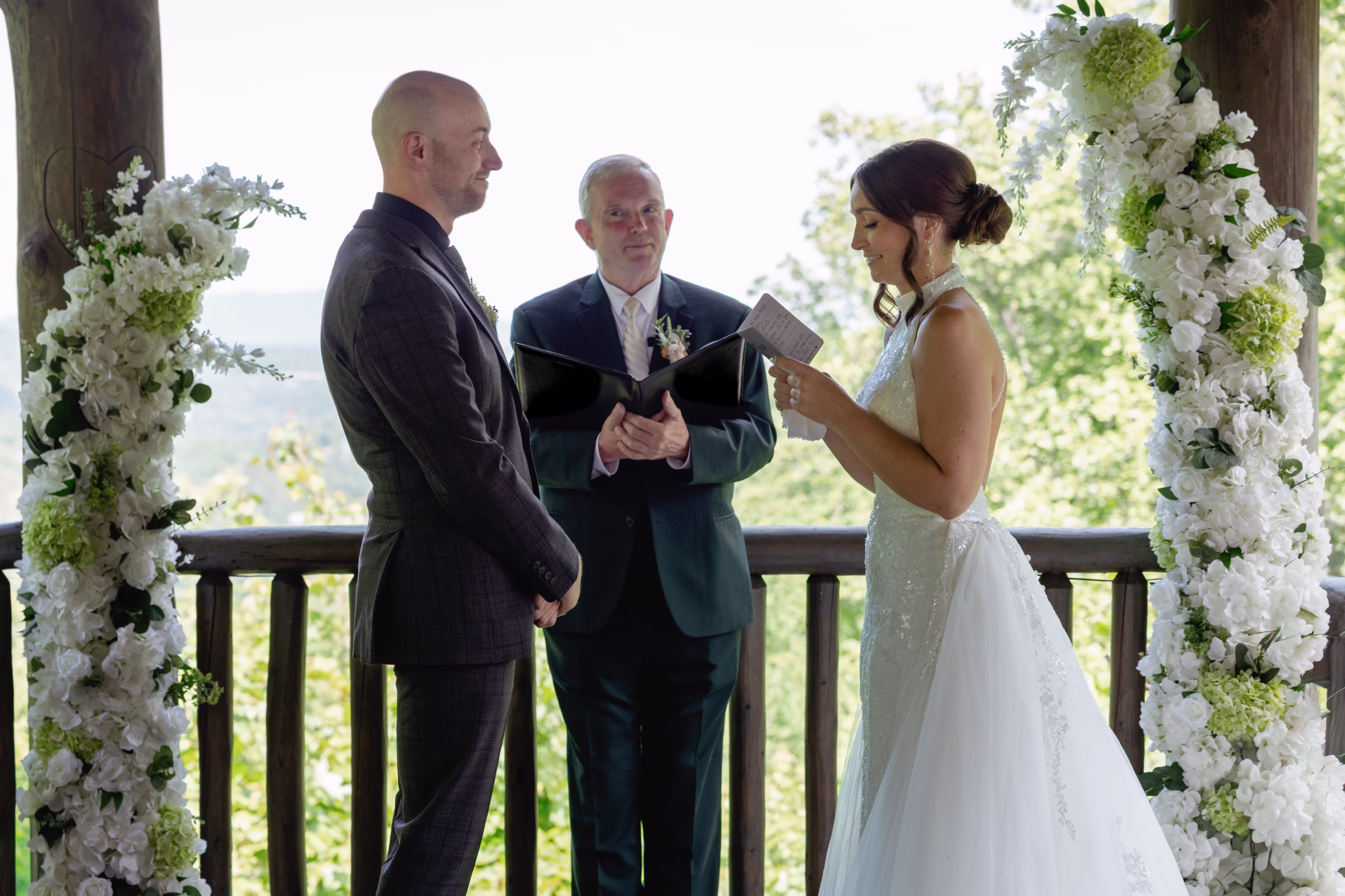 A Romantic DIY Great Smoky Mountains Wedding